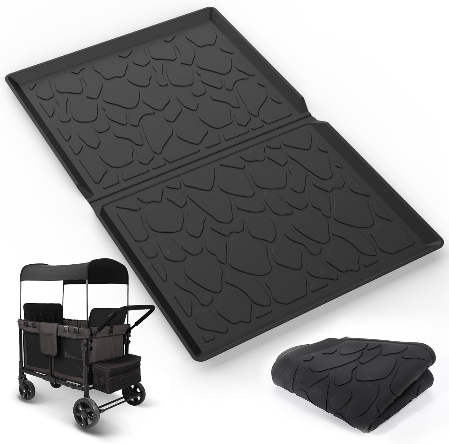 Vodolo Weather Mat Accessories for Wonderfold Wagon W4 Silicone Easy Clean Surface Water Resistant image number 3