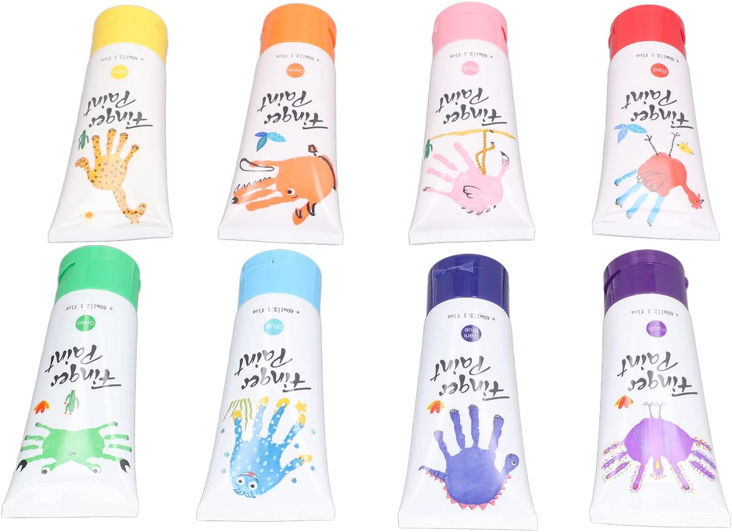 Finger Paint, Finger Paint for Kids Washable Odorless Safe Portable image number 3