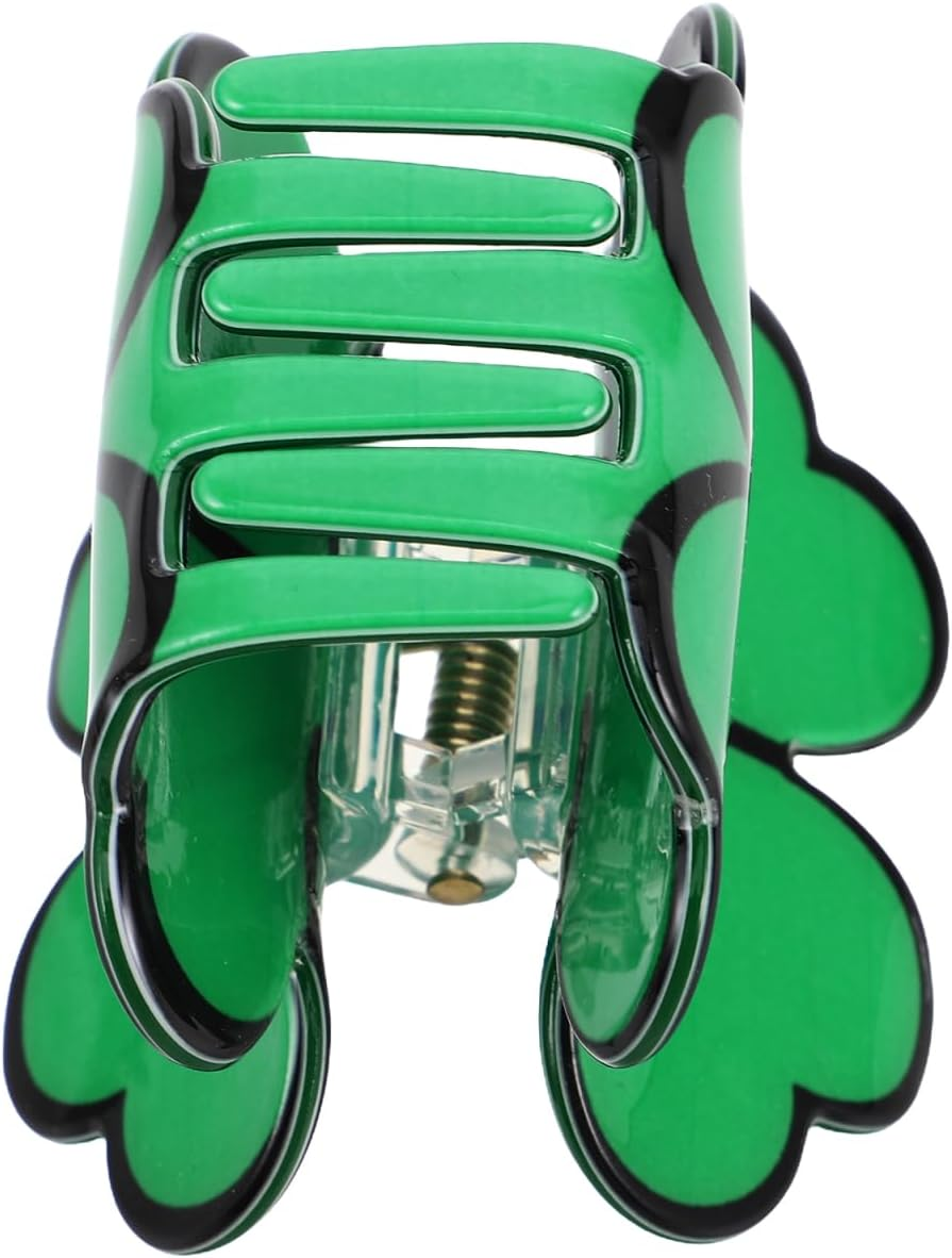 Holibanna Shamrock Hair Clip for Patrick'S Day Unique Design Secure Hold Durable Material Versatile Irish Party Hair Accessories for Women and Girls image number 2