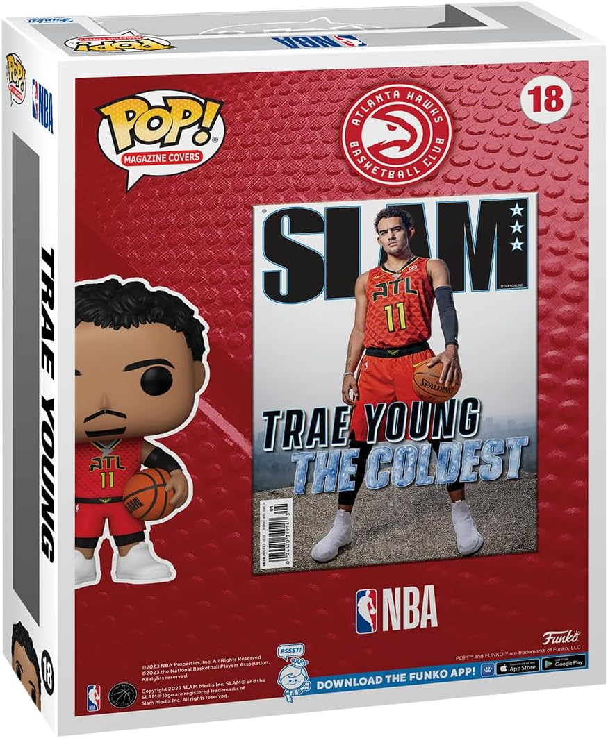 POP! SLAM COVER with CASE: NBA Slam - Trae Young image number 3