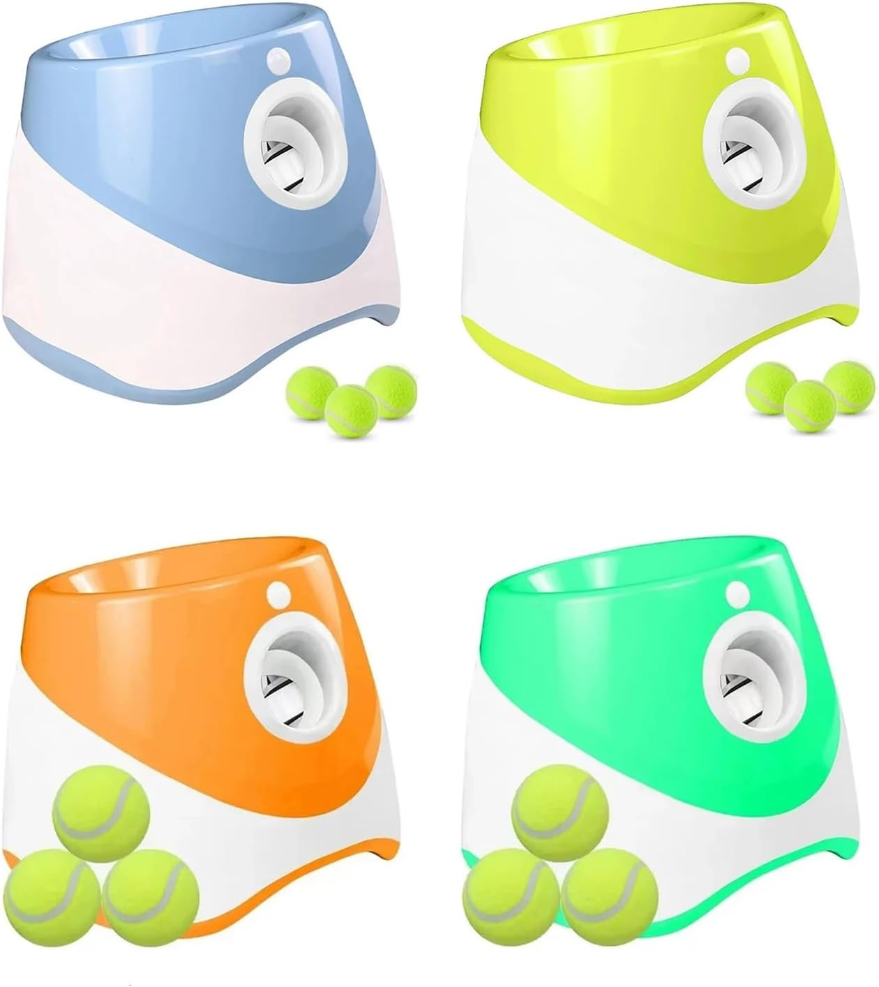 8 PCS 2 Inch Tennis Balls Compatible with Most Automatic Ball Launchers, for Puppy Dogs Playing Exercise and Practice image number 2