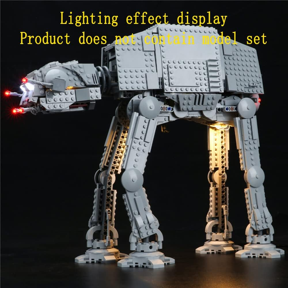 GEAMENT (Small Size) LED Light Kit Compatible with  Star Wars 75288 At-At Building Model ( Set Not Included) image number 4