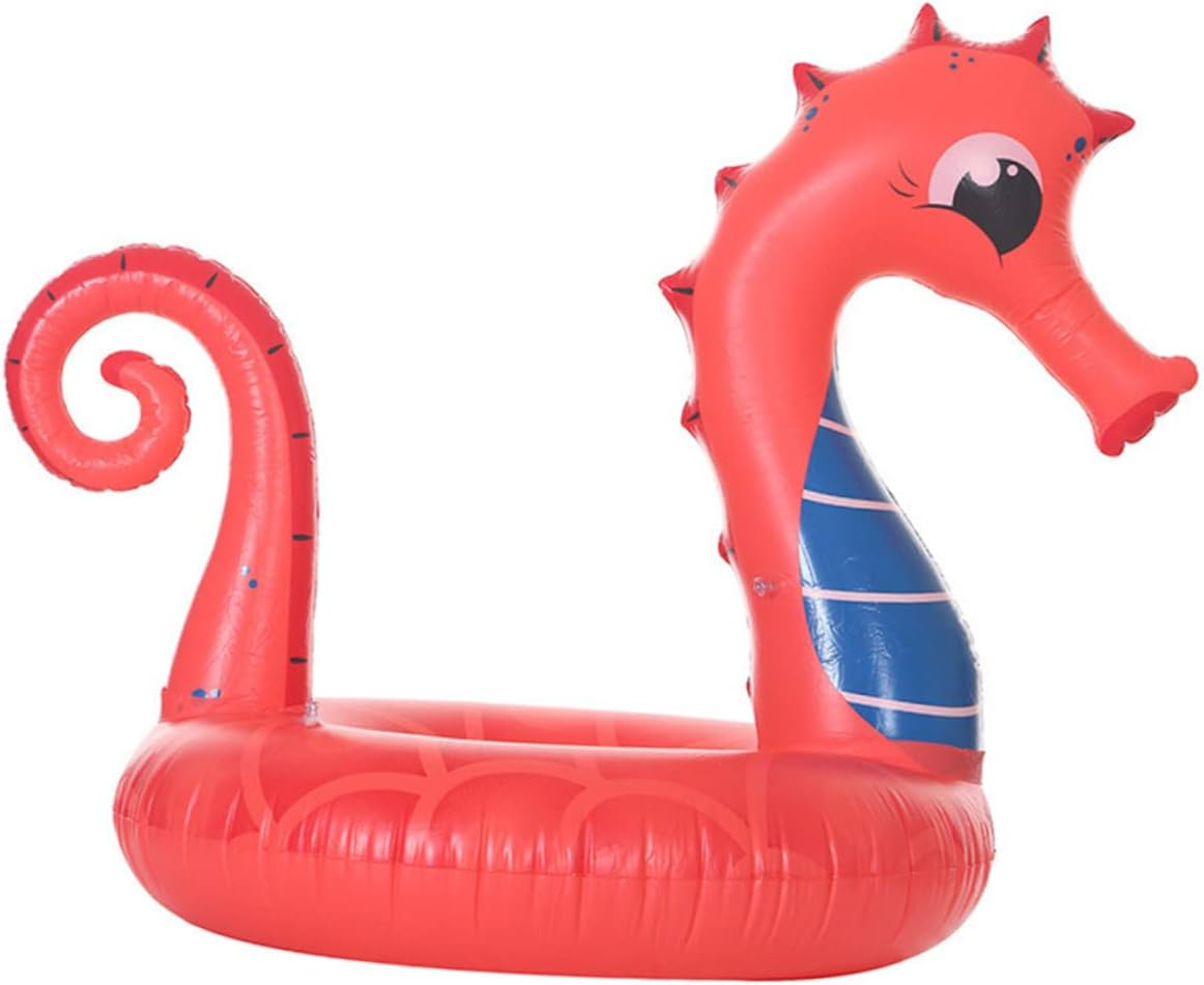 Ibasenice Inflatable Sea Horse Swimming Mouth for Adults Boys and Girls Pool Beach Fun