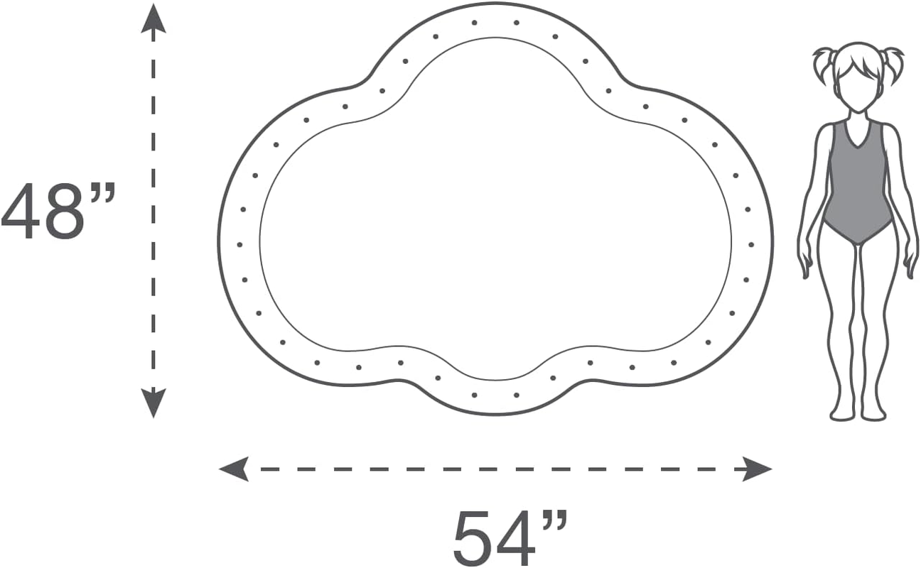Rae-Dunn Rainbow Cloud Splash Pad - Chill 38014B image number 6