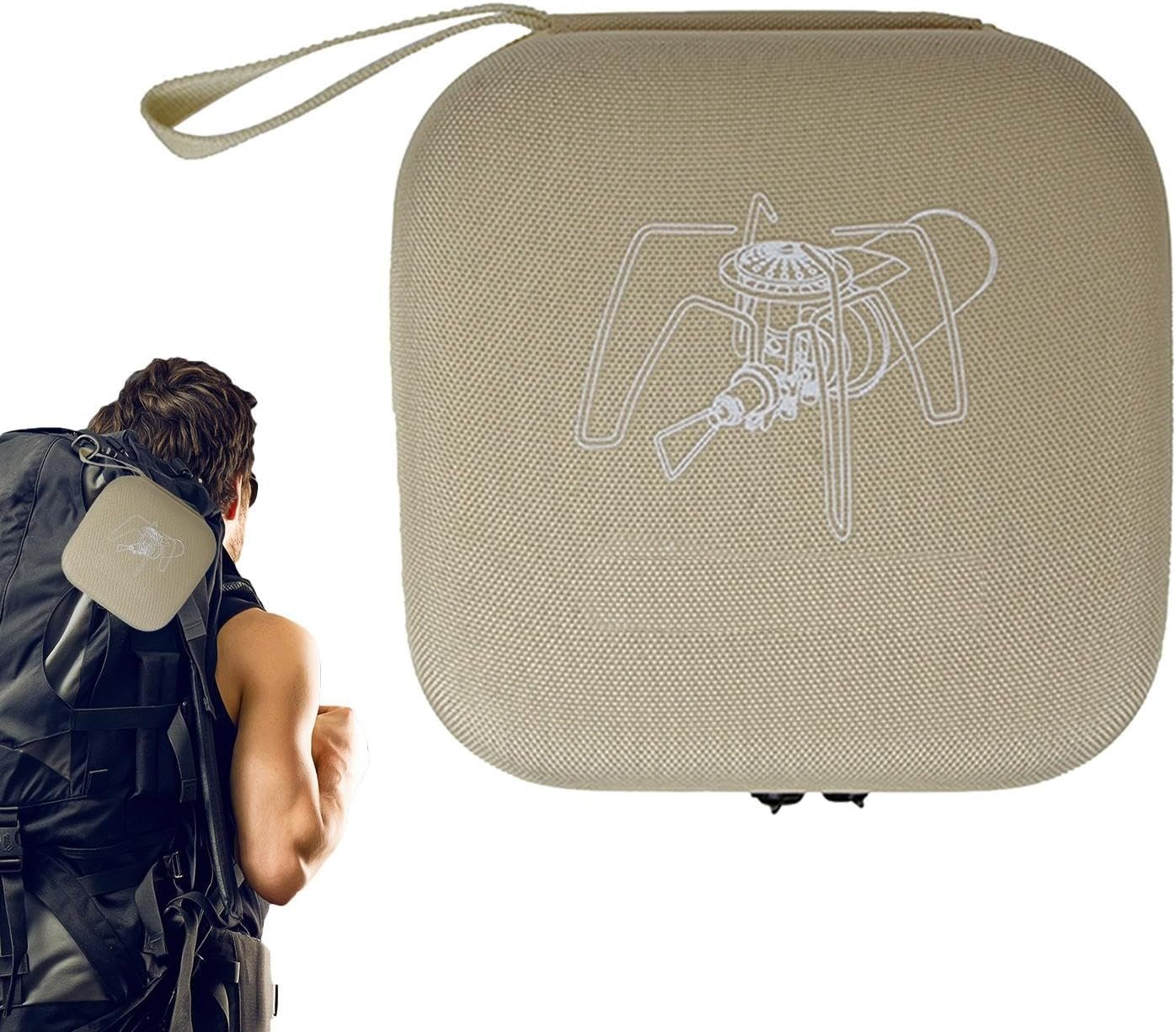 Carry Bag for Camp Stove | Waterproof Storage Bag Camp Stove Carry Bag,Thicken Dustproof Carry Case Portable Double Zipper Reusable Camp Supplies for Fishing