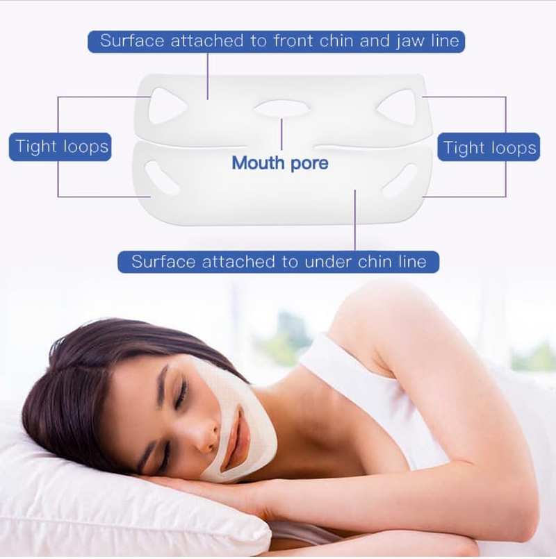 Chinology Double Chin Lifting Mask, Lift Chin Mask, Reusable Silicone Double Chin Strap Sleep Masks, Say Goodbye to Your Double Chin - Get a Sculpted Jawline in 3 Weeks (2PCS) image number 5