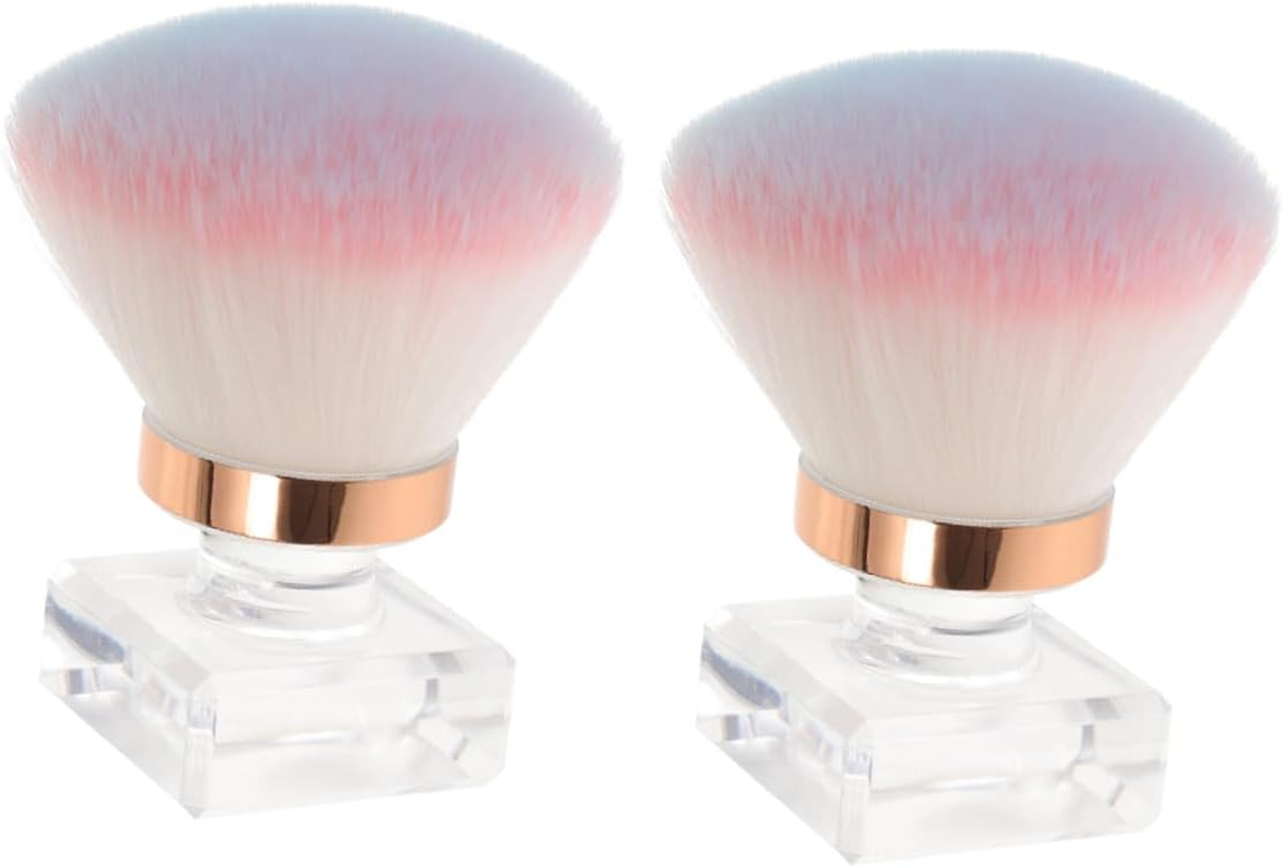 BELLIFFY 2Pcs Nail Tech Supplies Fingernail Brush for Cleaning Soft Bristle Portable Ergonomic Handle for Fingernails and Toenails image number 3