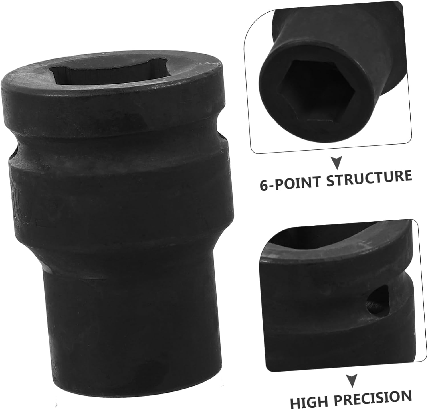 Pneumatic Socket Wrench Drive Impact Socket for Heavy Duty Use for Automotive and Industrial Applications image number 2