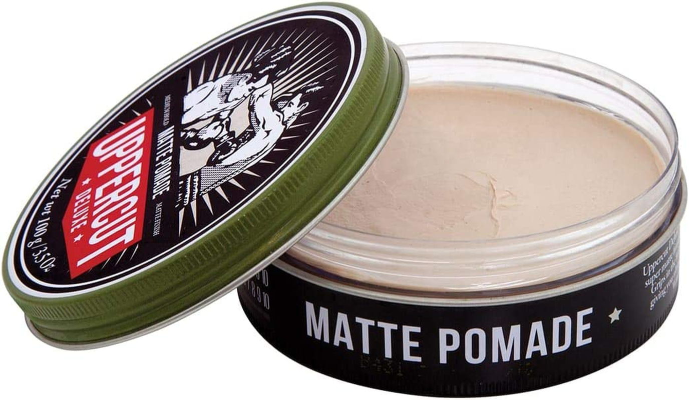 Uppercut Deluxe Matte Pomade Hair Styling Product for Men with a Medium Hold, No Shine Water Based Matte Hair Styling Product Easy Wash Out, No Residue 100G image number 5