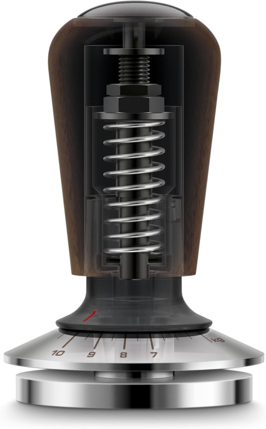 Breville the Force Gauge Tamper, 54 Mm, Walnut, BEA202WLW