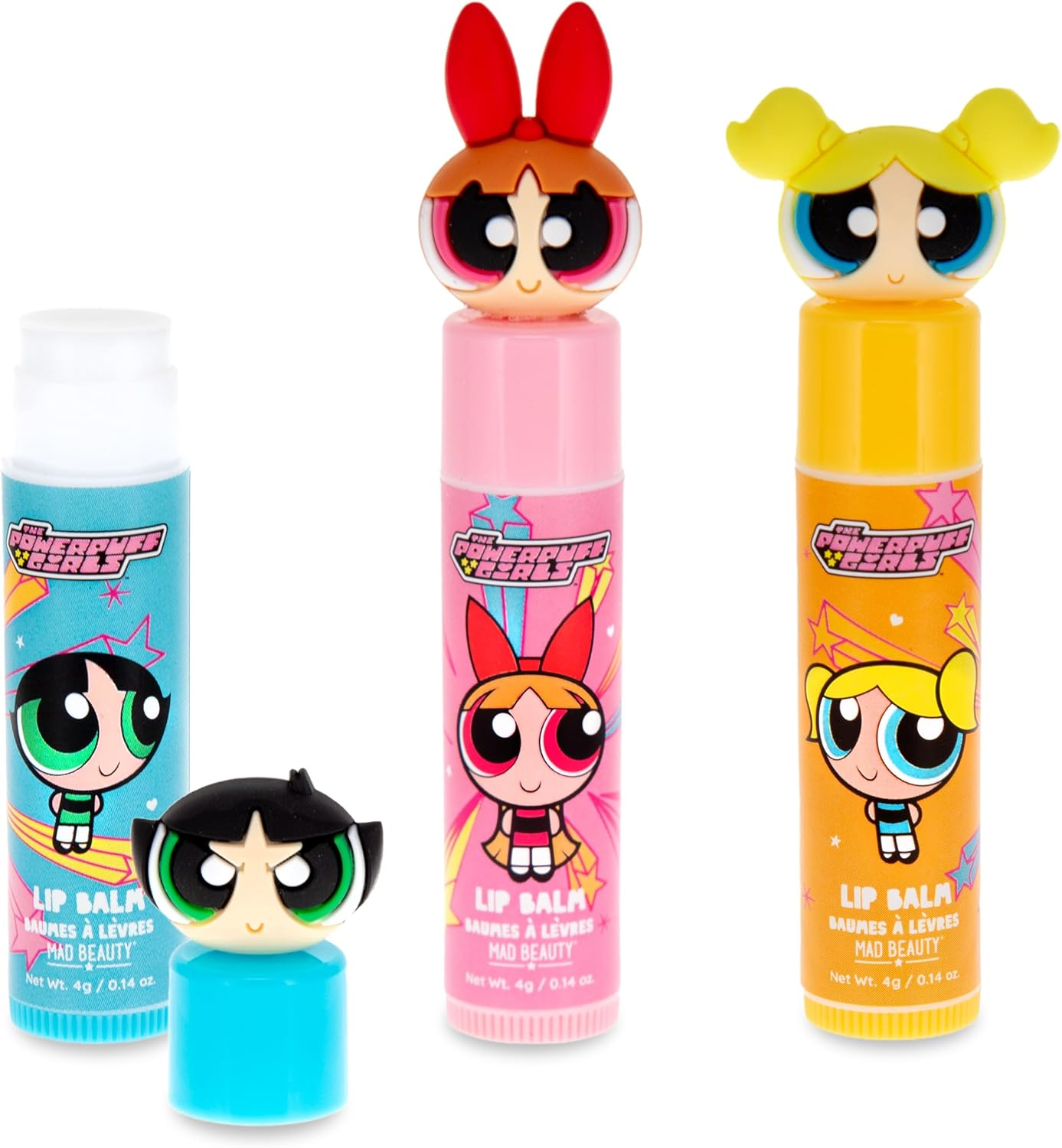 Powerpuff Girls Super Cute - Lip Balm Trio image number 1