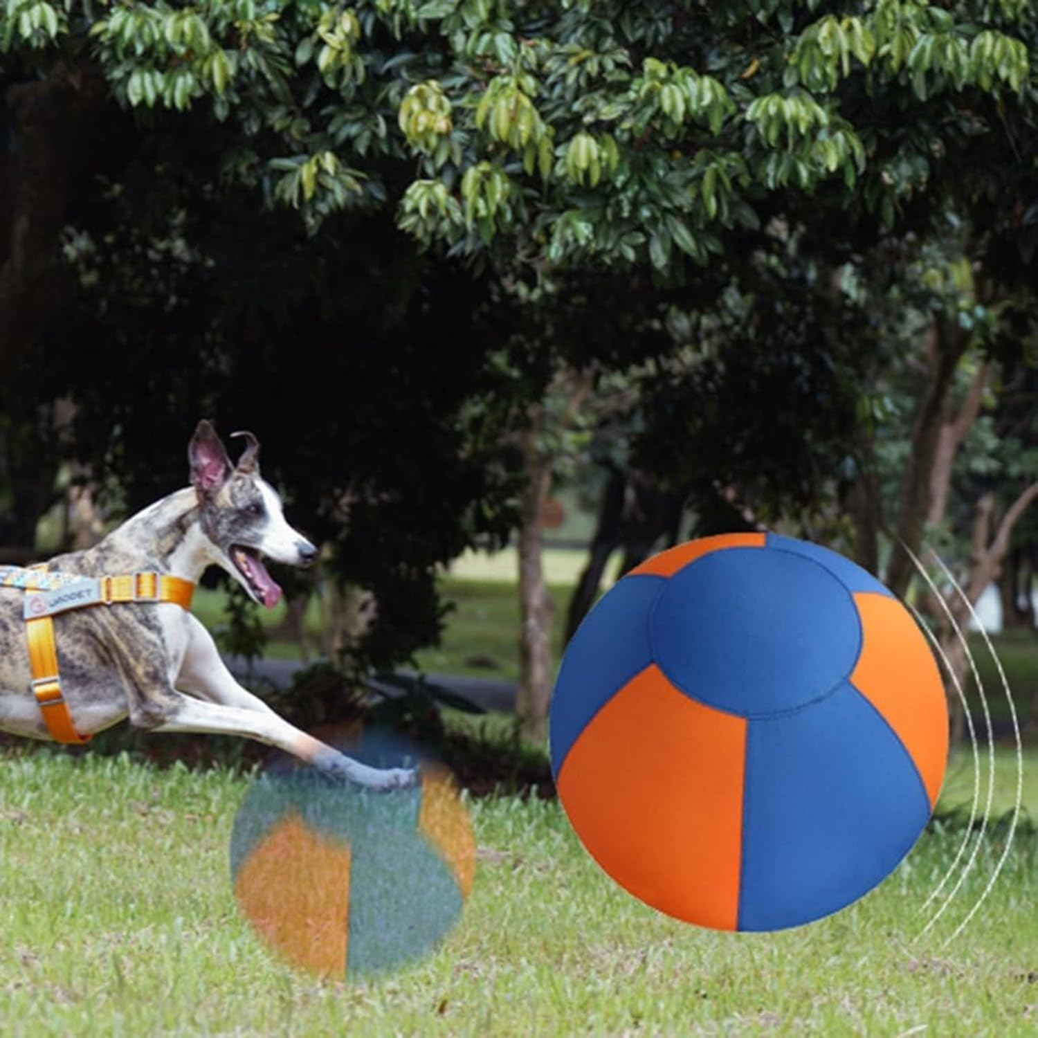 Herding Ball for Dogs, 45Cm Dog Herding Ball, Dog Agility Equipment, for Australian and German Shepherd Collie, Dog Toys for Christmas, Birthday Gifts image number 4