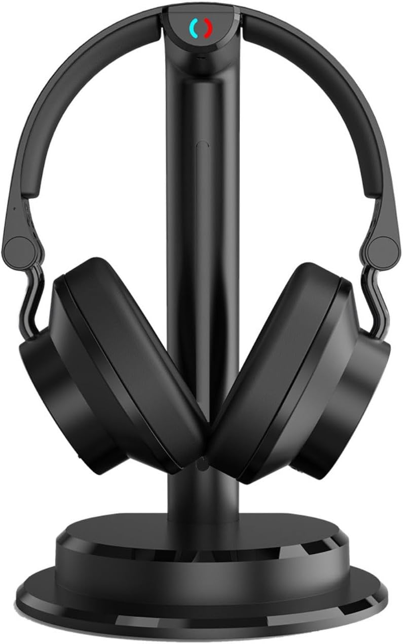IRRADIO Ir-Sigma plus Wireless BT Headset for TV, Music and Gaming. Immersive Audio, Selective Equalizer, BT or Wired, Split Listening, Transmission Range up to 100 Feet