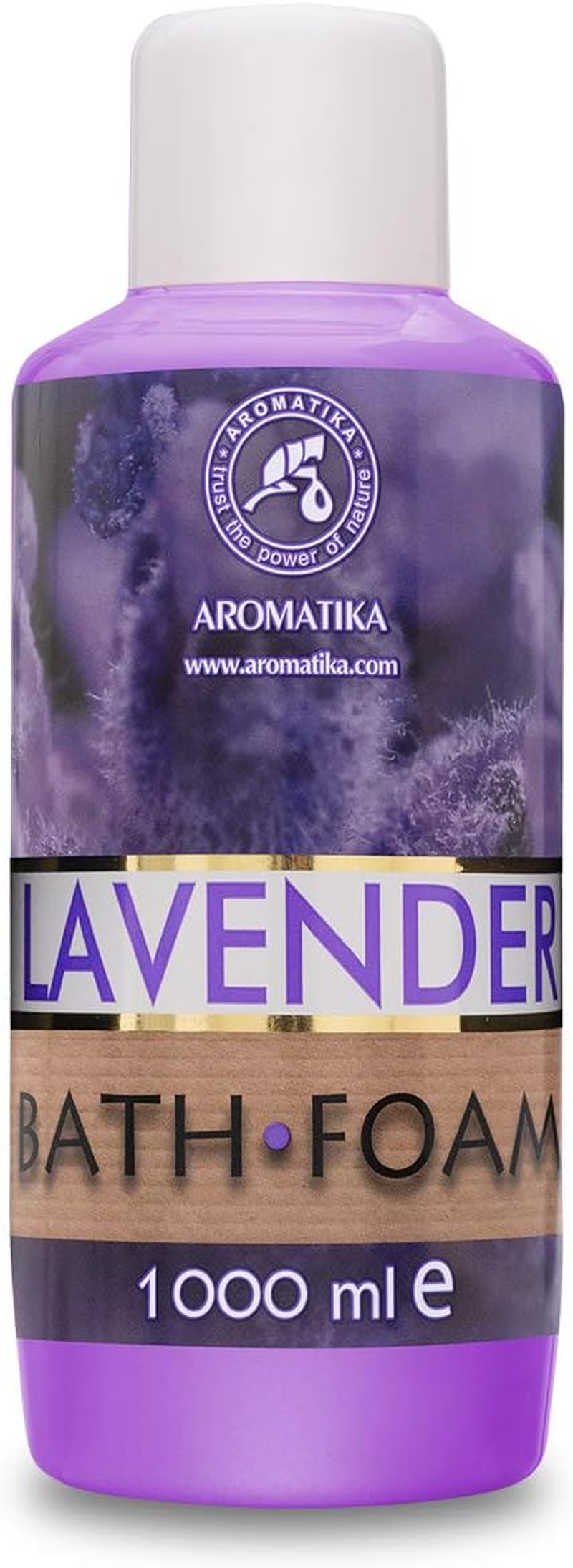 Bath Foam with Lavender Essential Oil 1000 Ml - Body Care - Good Sleep - Beauty - Bathing - Body Care - Wellness - Relax - Aromatherapy - Spa - Lavender Aroma - Bubble Baths image number 2