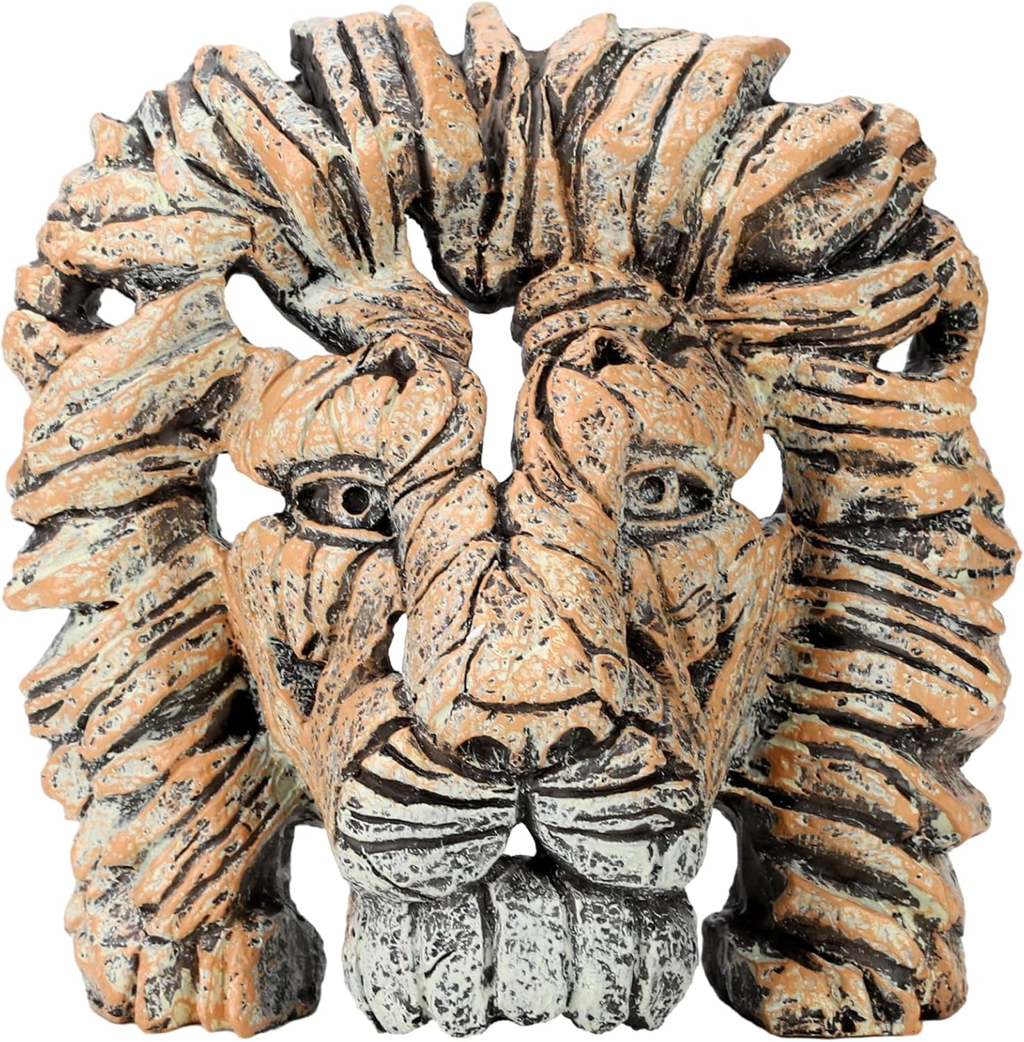 Lion Head Statue Sculpture Bust Decor,The King of Beasts,Resin Decor Animal Centerpiece for Table Decor,Statue Decoration for Living Room/Bedroom/Home/Garden,Great Collectible(Lion) image number 1