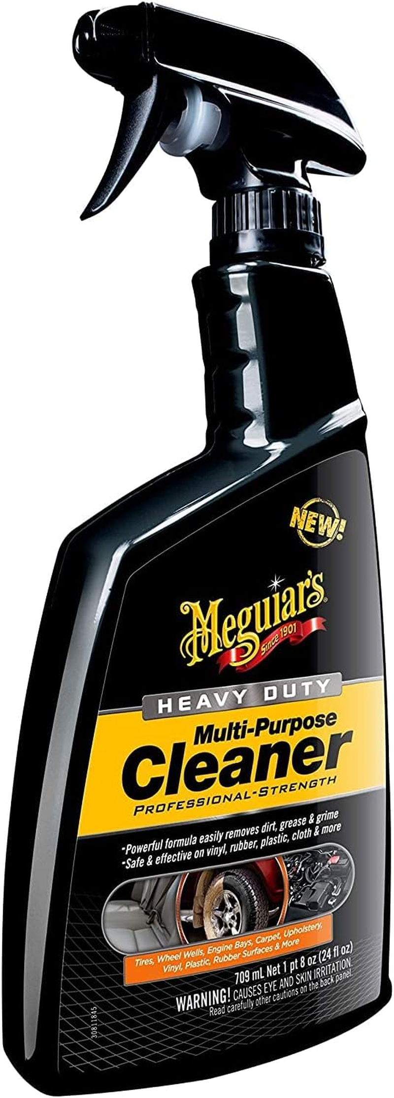 Meguiar'S Heavy Duty Multi-Purpose Cleaner, 710 Ml | Quickly Removes Dirt, Grease & Grime | Safe for Vinyl, Plastic, Fabric, Carpet, Upholstery & Rubber