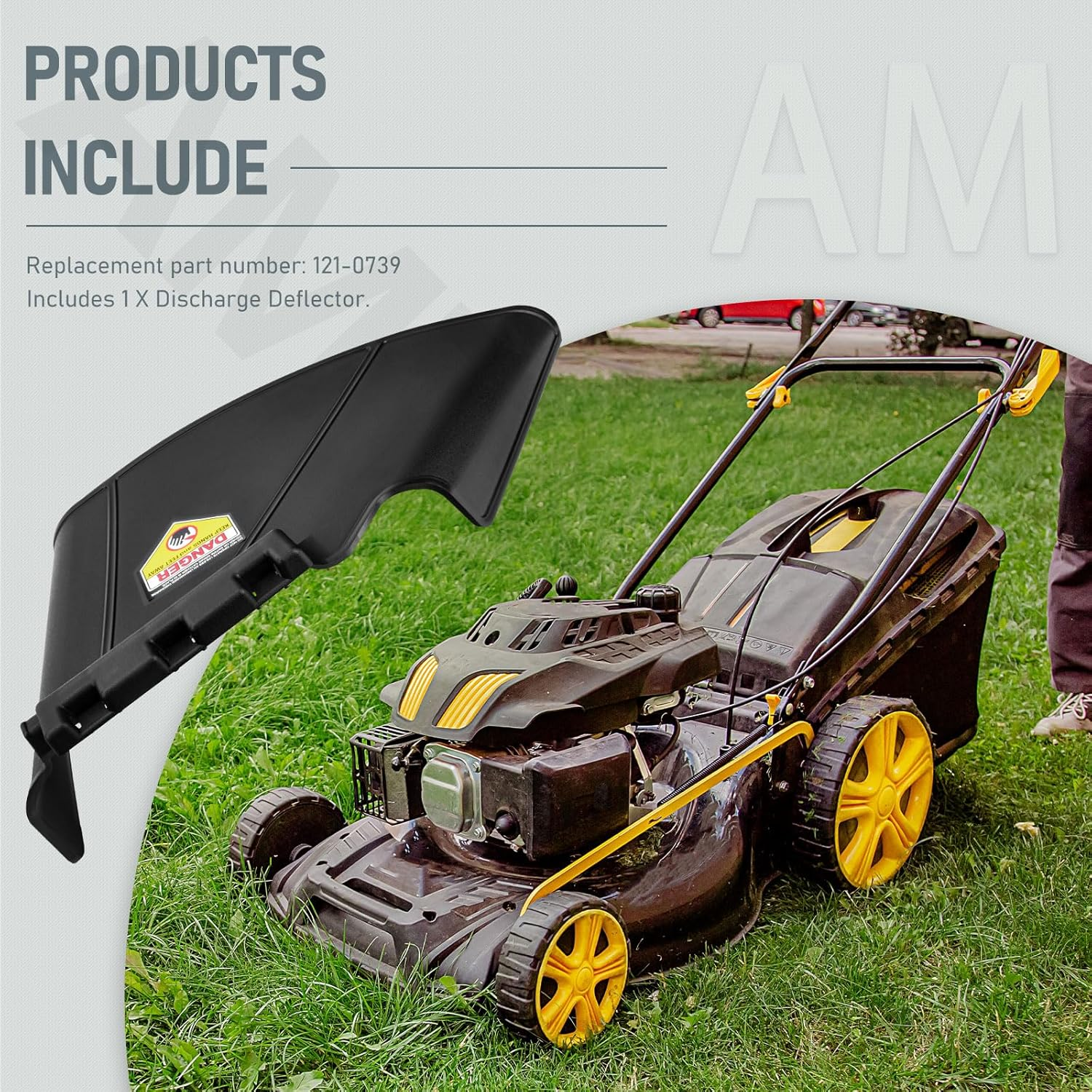 121-0739 Discharge Deflector Compatible with Toro Exmark 121-0739 74390 74395 74640 74641 74798 Side Chute, Discharge Deflector Side Chute image number 2