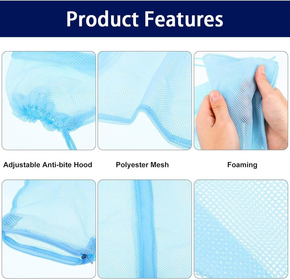 5PCS Cat Bathing & Grooming Set &ndash; Adjustable Anti-Scratch Cat Bathing Bag with Muzzle, Nail Clipper, Tick Remover, Grooming Brush, Pet Shower Mesh Kit for Cats, Dogs & Small Animals image number 2