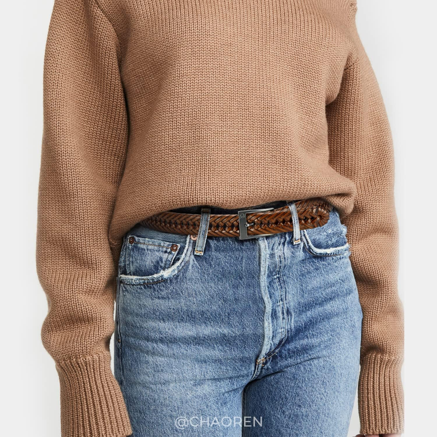 CHAOREN Ratchet Mens Belt - 1 3/8" Leather Belt for Men Dress Pants - Micro Adjustable Belt Fit Everywhere image number 2