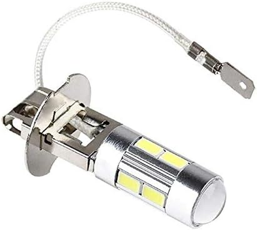 Baceyong Automotive LED Bulbs, 2PCS 10W H3 Fog Light Bulbs, 3000K Replacement Bulbs, Used for Headlights, Fog Lights, Daytime Running Lights, Yellow image number 6