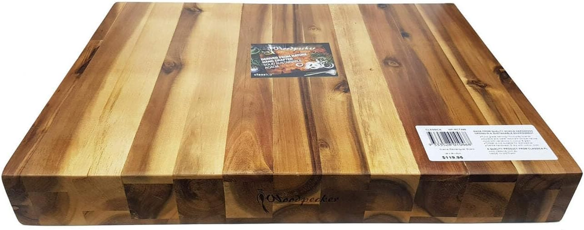 Classica Acacia Rectangular Board, 48 X 36 X 6Cm Size Brown