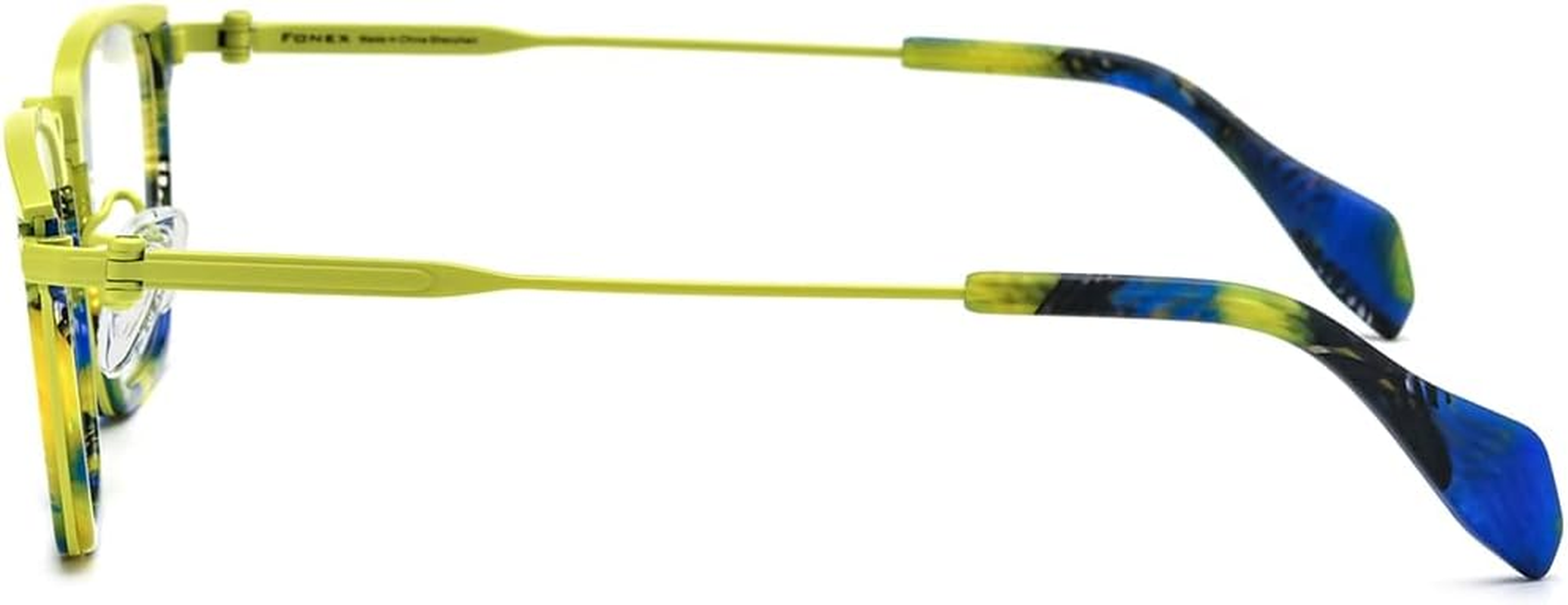 FONEX Acetate Titanium Glasses Frame Men New Square Eyeglasses Spectacles Eyewear image number 4