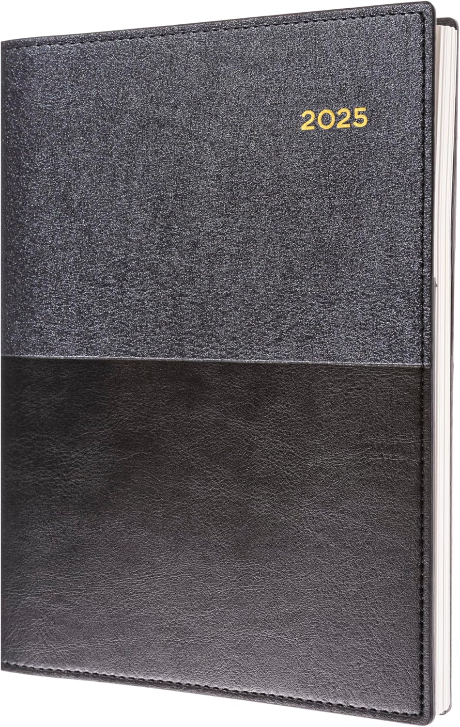 Collins Vanessa - A4 Week to View Calendar Year Diary/Planner - 2025 Black image number 2
