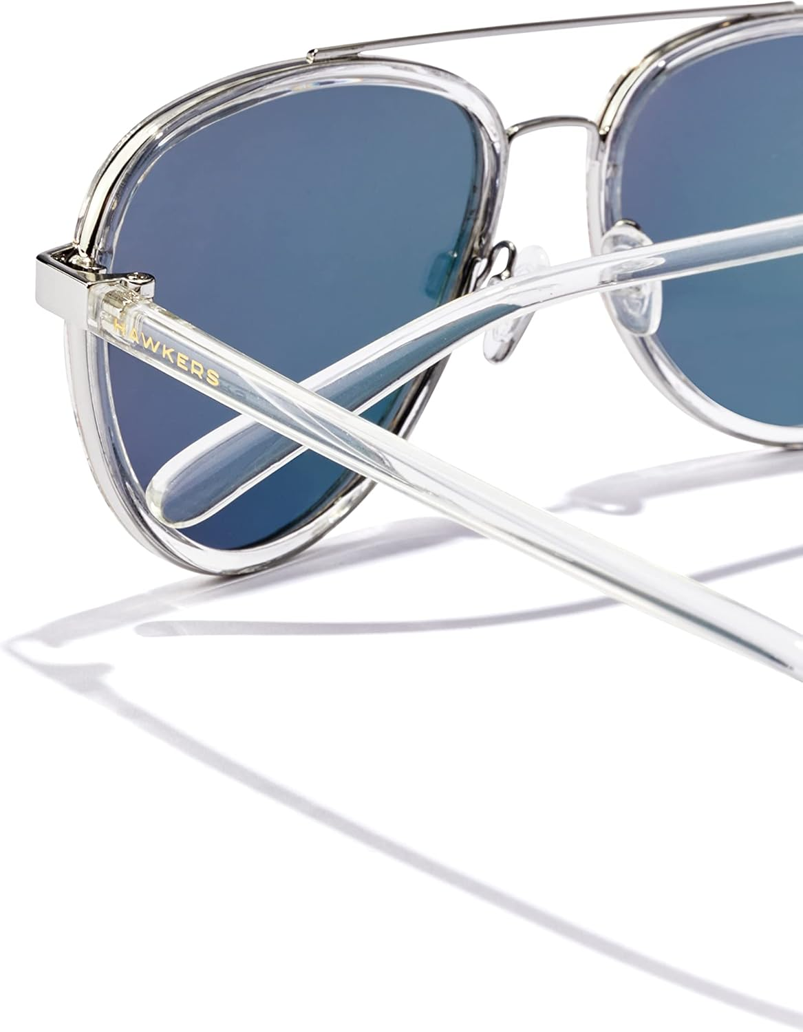 HAWKERS Sunglasses Polarized EAGLE for Men and Women - Brown Polarized &middot; Transparent Ct image number 2