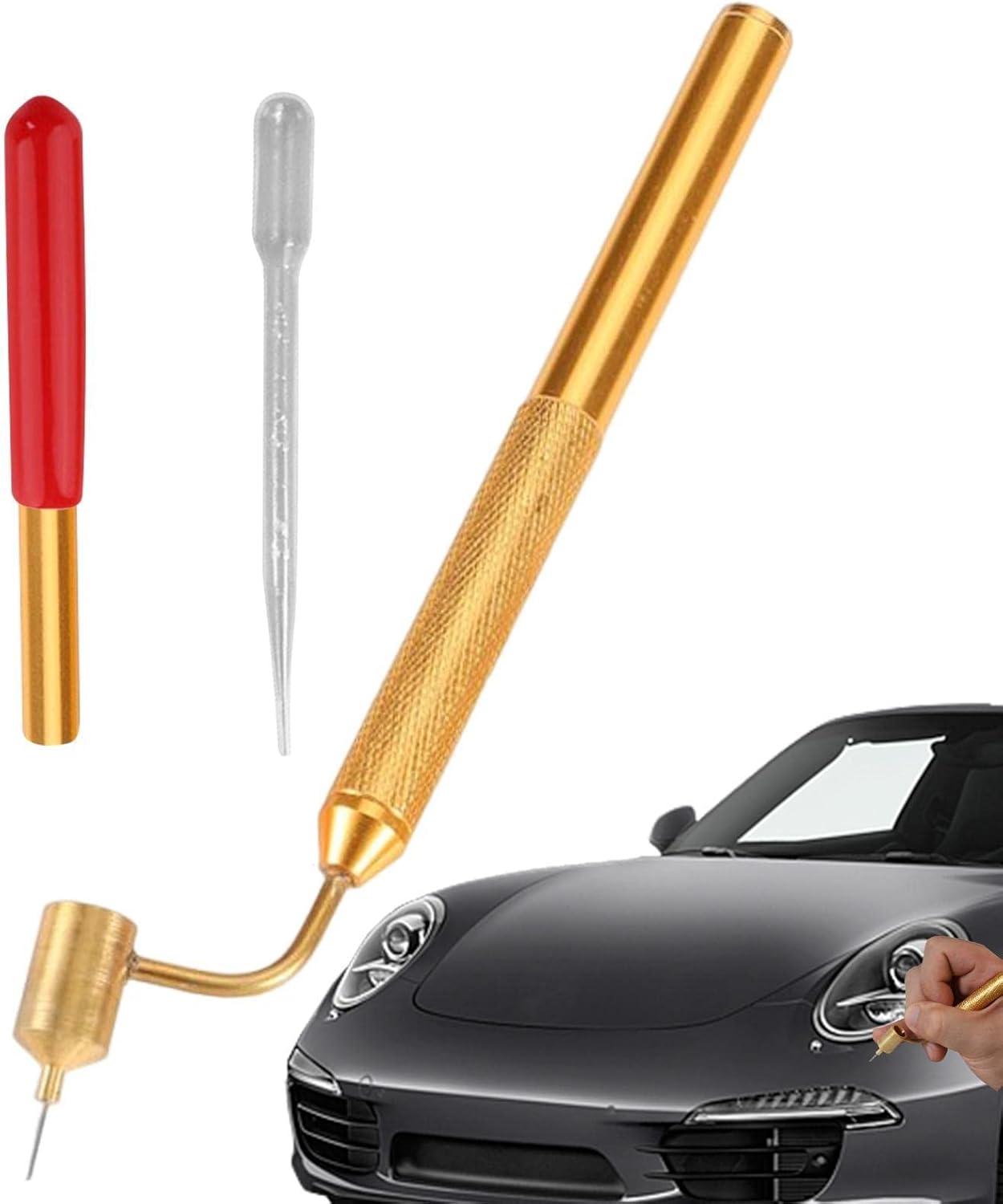 Fluid Writer Paint Applicator,Fine Drawing | Fluid Writer Paint, Brass Paint, Perfect for Rock Chips & Scratch - 0.5Mm image number 4