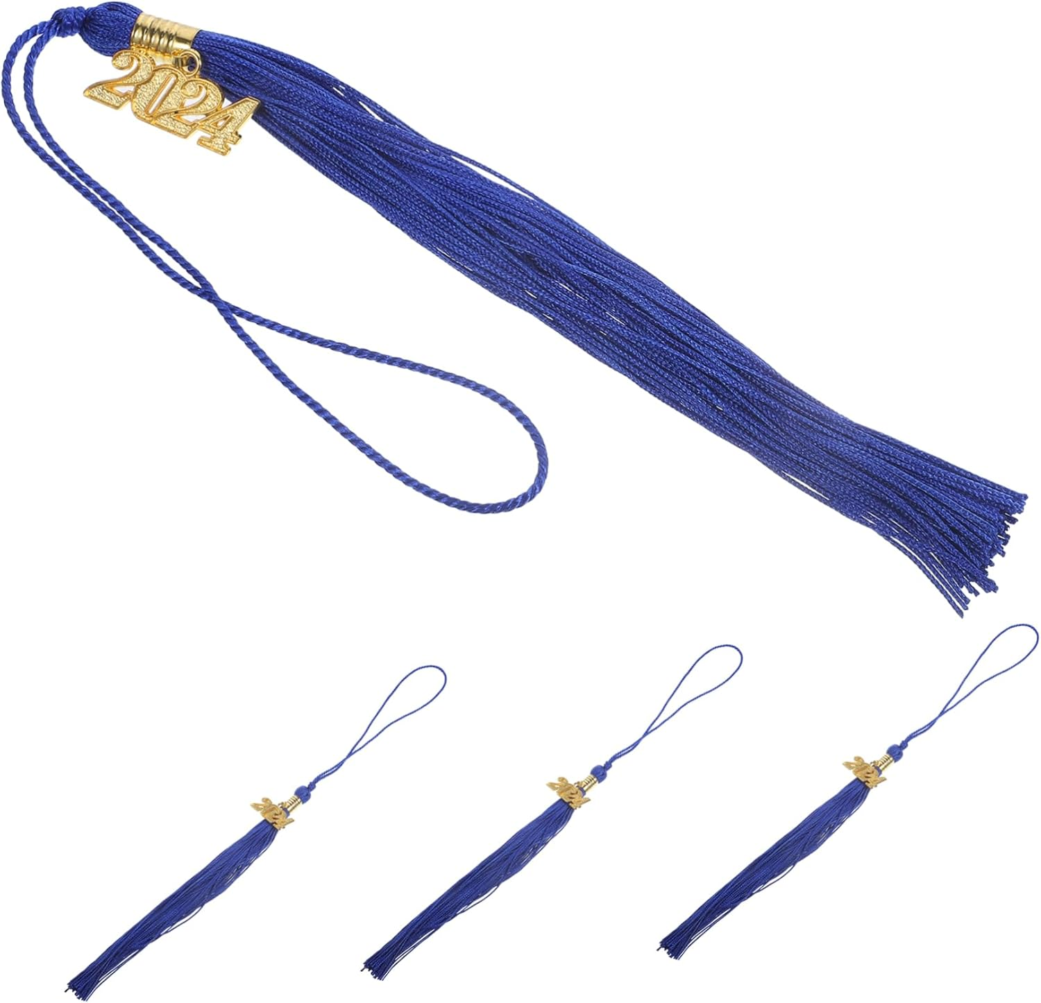 LALAFINA 4Pcs Graduation Cap Tassel Pendant Unique Graduation Hat Accessories for Memorable Ceremony and Chic Design for Photography and Celebrations