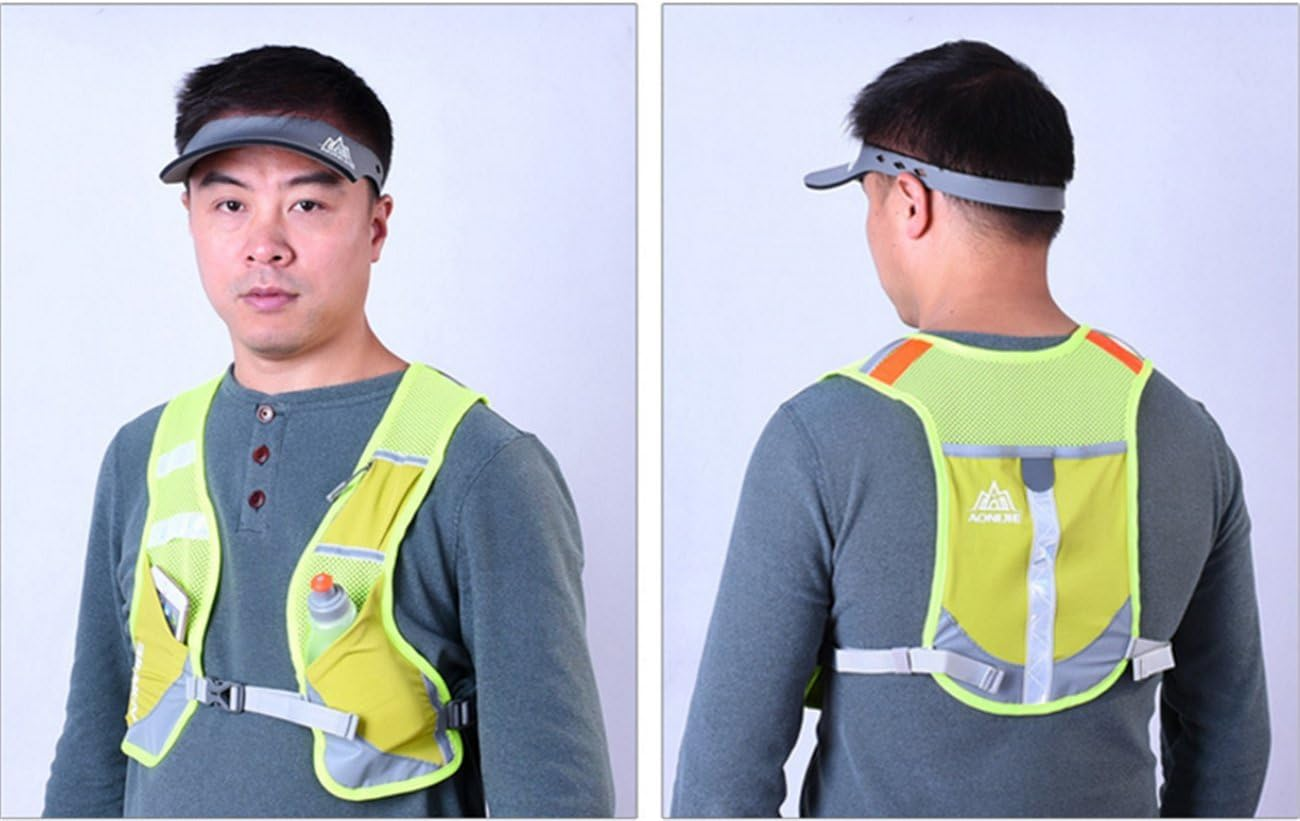 AONIJIE Outdoor Hiking Hydration Backpack Marathon Backpack Male Lightweight Vest Climbing Cycling Backpack - Green image number 5