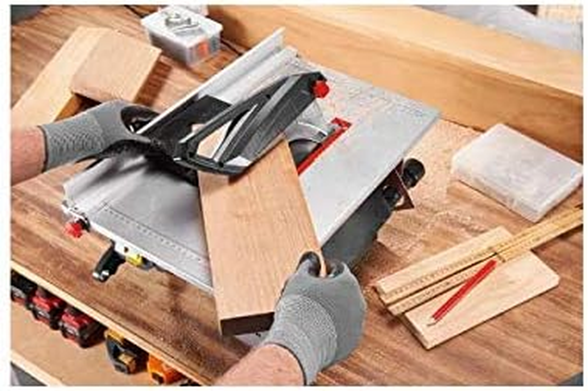 Portable 800W Table Saw Slide Wood Cutting Tool and Push Stick +3 Year Warranty image number 2