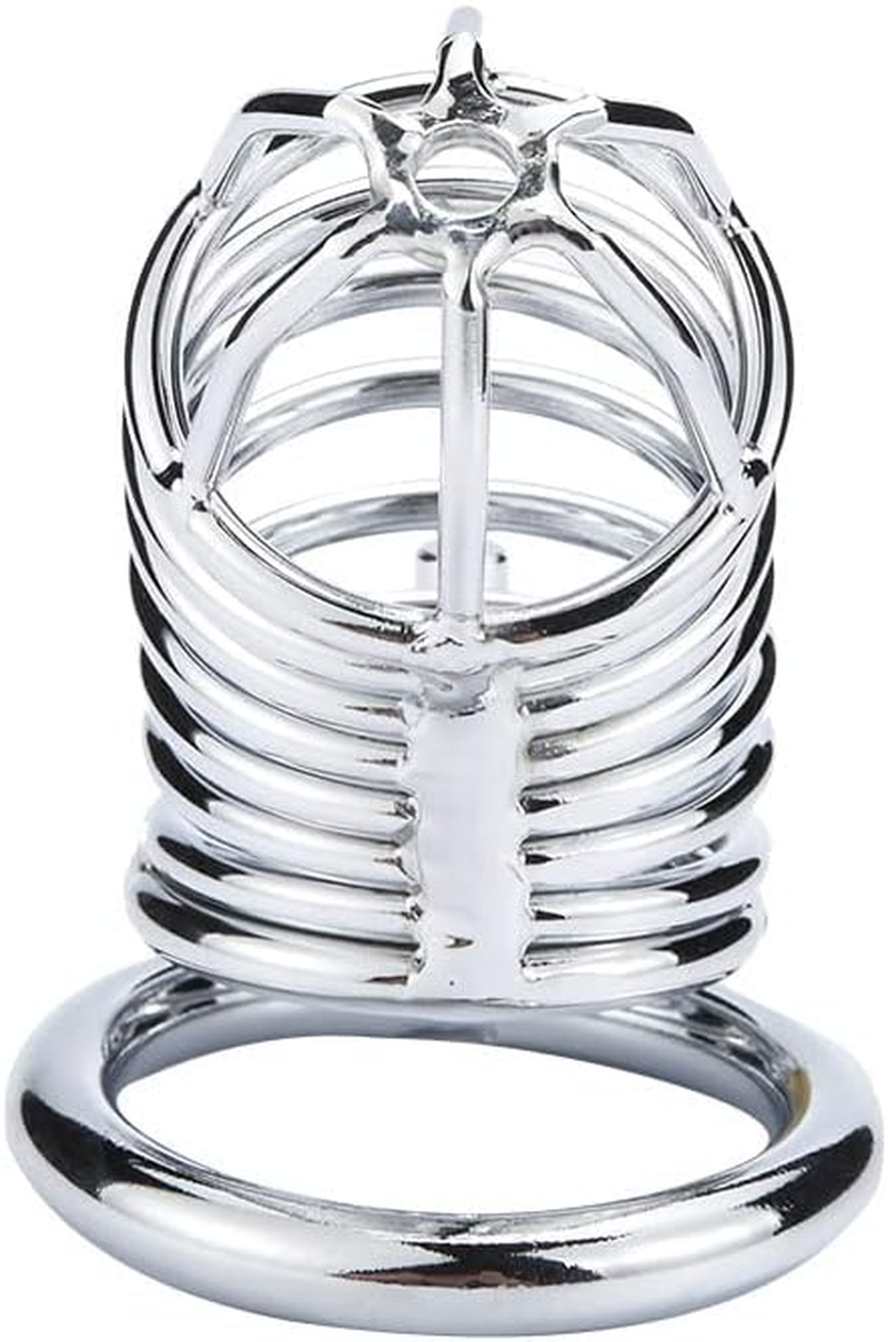 Male Chastity Harness, Penis Harness with 3 Different Sizes of Rings and Padlocks, Sex Toys for Men image number 2