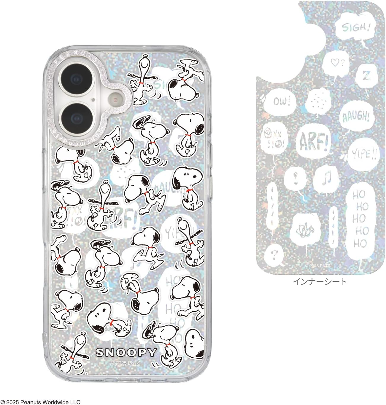 Gourmandies Peanuts Snoopy Camera Frame Iphone 17 Compatible Case Snoopy SNGG-178A