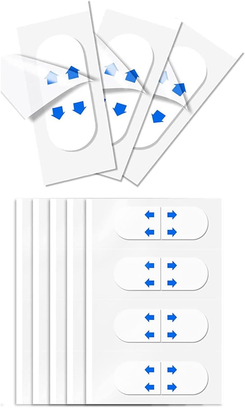 WXYINSPAS 100 Pcs Face Tape Lifting Invisible Kit for Wrinkles, Jowls, Double Chin, Neck, Eye, Waterproof High Elasticity V Shape Lift Tape Stickers, Instant Makeup Bands