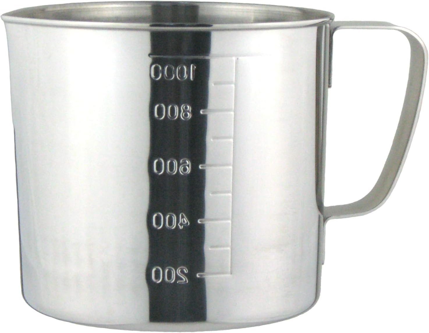 Nagao 802000 Tsubamesanjo Measuring Cup, 6.8 Fl Oz (2,000 Ml), 18-8 Stainless Steel, Made in Japan image number 2