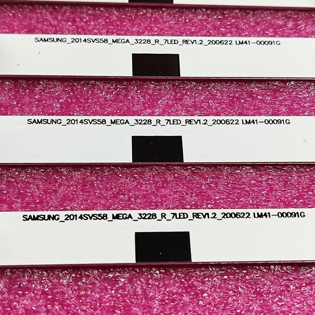 12PCS LED Backlight Strip14Lamp for 58'' TV UA58H5288 2014SVS58 LM41-00091F LM41-00091G UE58J5200 BN96-32771A BN96-32772A (Color : 5 Set) image number 2