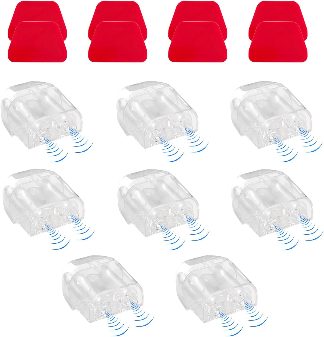 Ohleats 4PCS Deer Whistles for Car, Automotive save a Deer Whistles to Avoid Collisions, Vehicle Deer Warning Devices Horn Sensor, Universal Animal Alert Car Accessories (Black, 4 PCS)