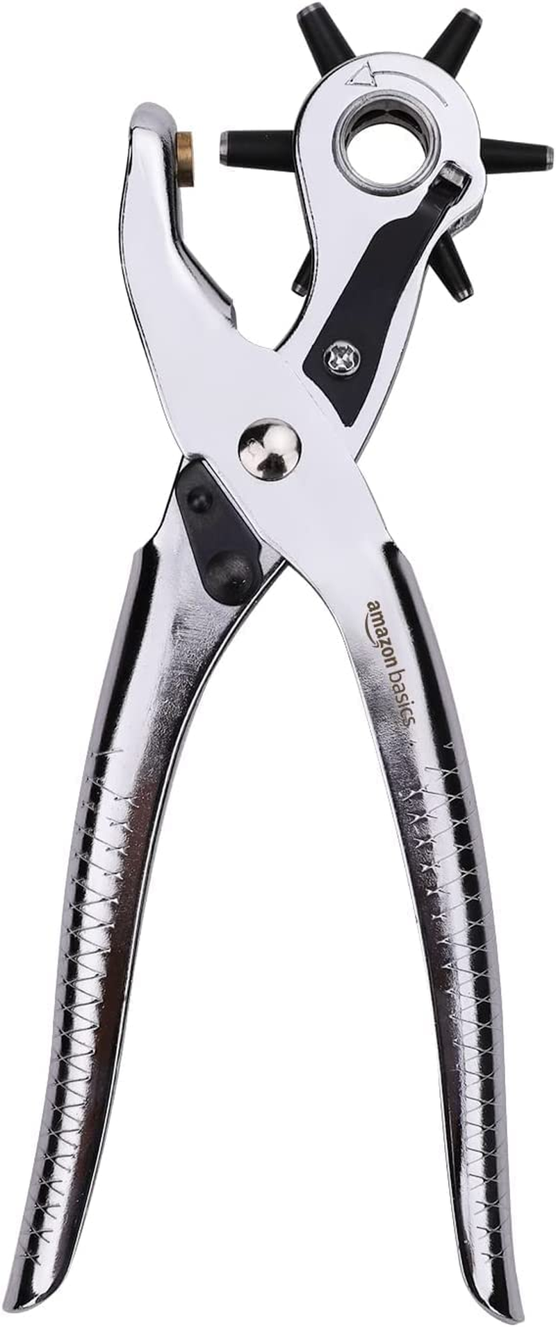 Amazon Basics Leather Hole Punch Set, Rotary Puncher, Multi Hole Sizes Maker Tool image number 3