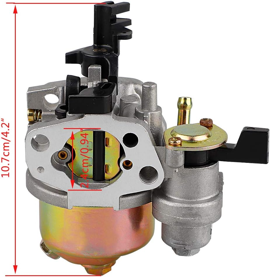 GX160 Carburetor for Honda GX 160 GX168 GX200 5HP 5.5HP 6.5HP Engine Water Pump Pressure Washer Mower 16100-ZH8-W51 Carb with 17210-ZE1-505 Air Filter Throttle Governor Link Rod Spring Kit