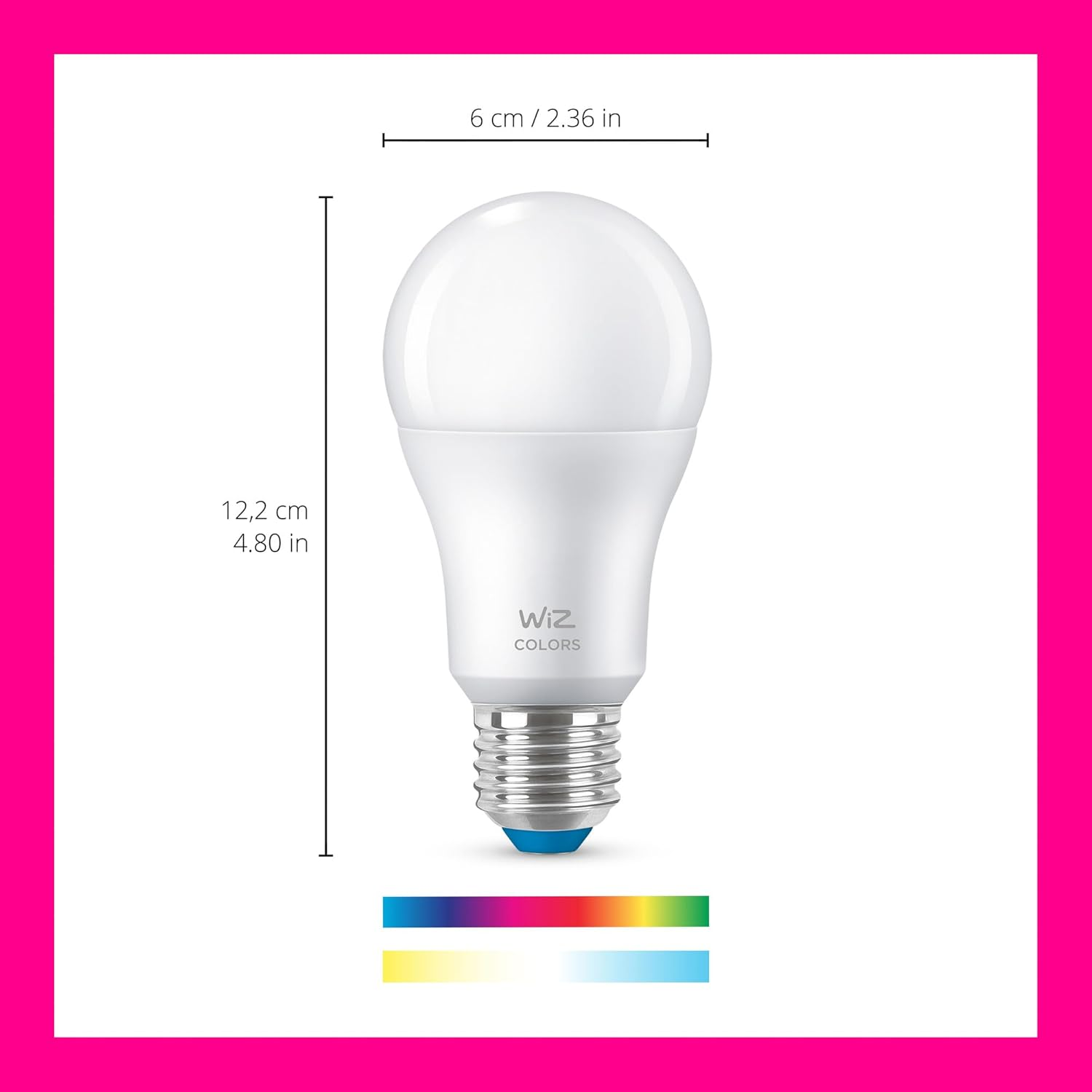Wiz Color A60 E27 Color Smart LED Bulb image number 4
