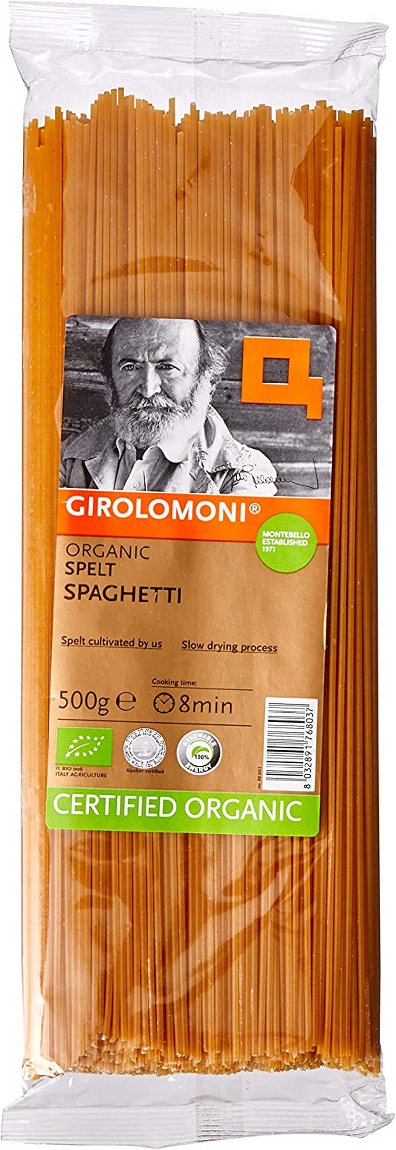 Girolomoni Organic Spelt Flour Spaghetti, 500G image number 3