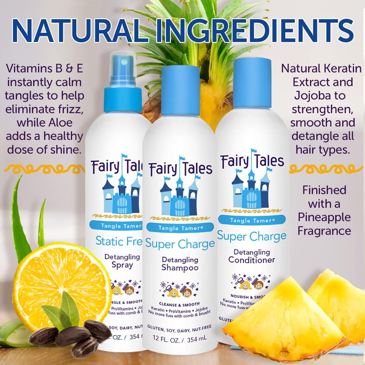 Fairy Tale Static Free Detangling Spray, 12 Oz image number 3