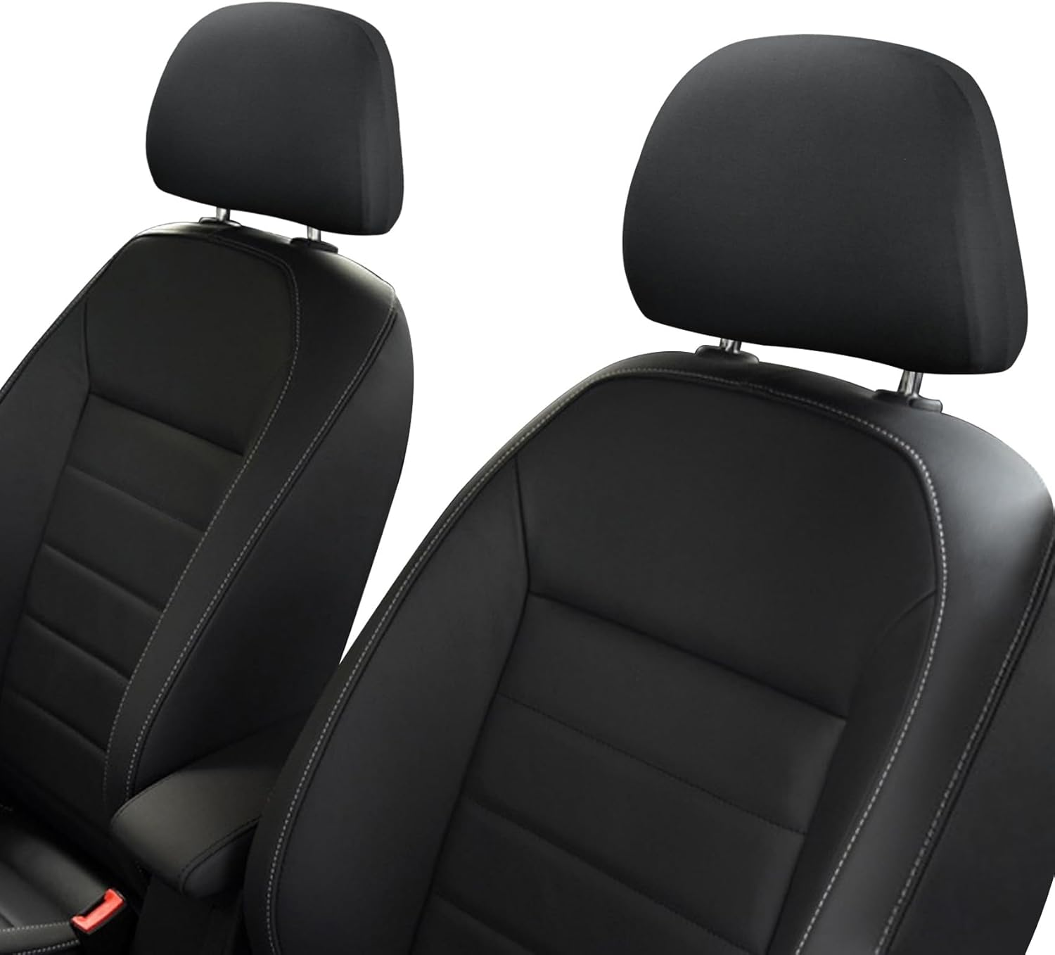 2PCS Car Seat Headrest Cover, Headrest Covers, Automotive Seat Cover Accessories, Soft Car Head Rest Cover Protector Car Interior Accessories for Most Cars