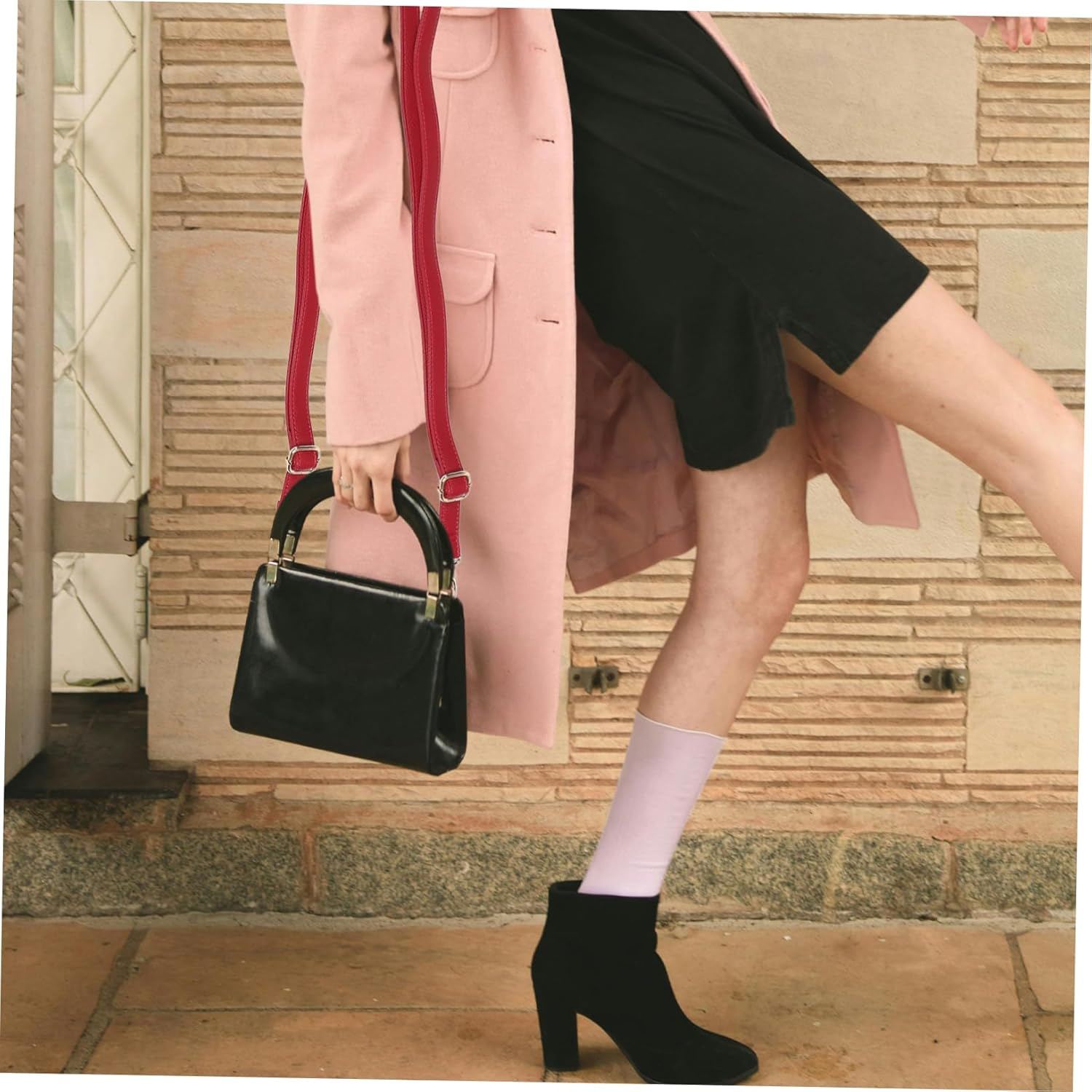 Shoulder Bag Strap Wallet Cross Body Bag Purse Handbag Accessories Bag Straps for Crossbody Bags Bag Belt Crossbody Bag Straps Bag Straps for Luggage Bag Shoulder Belt Pu Leather COSMEVIVI image number 6