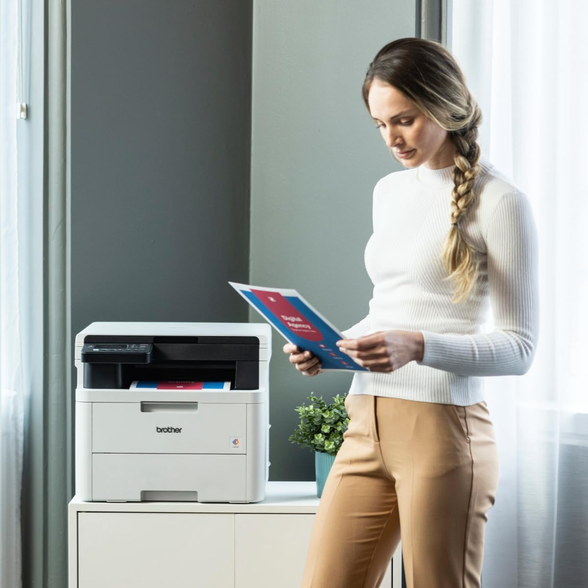 Brother DCP-L3520CDW Compact Colour Laser Printer