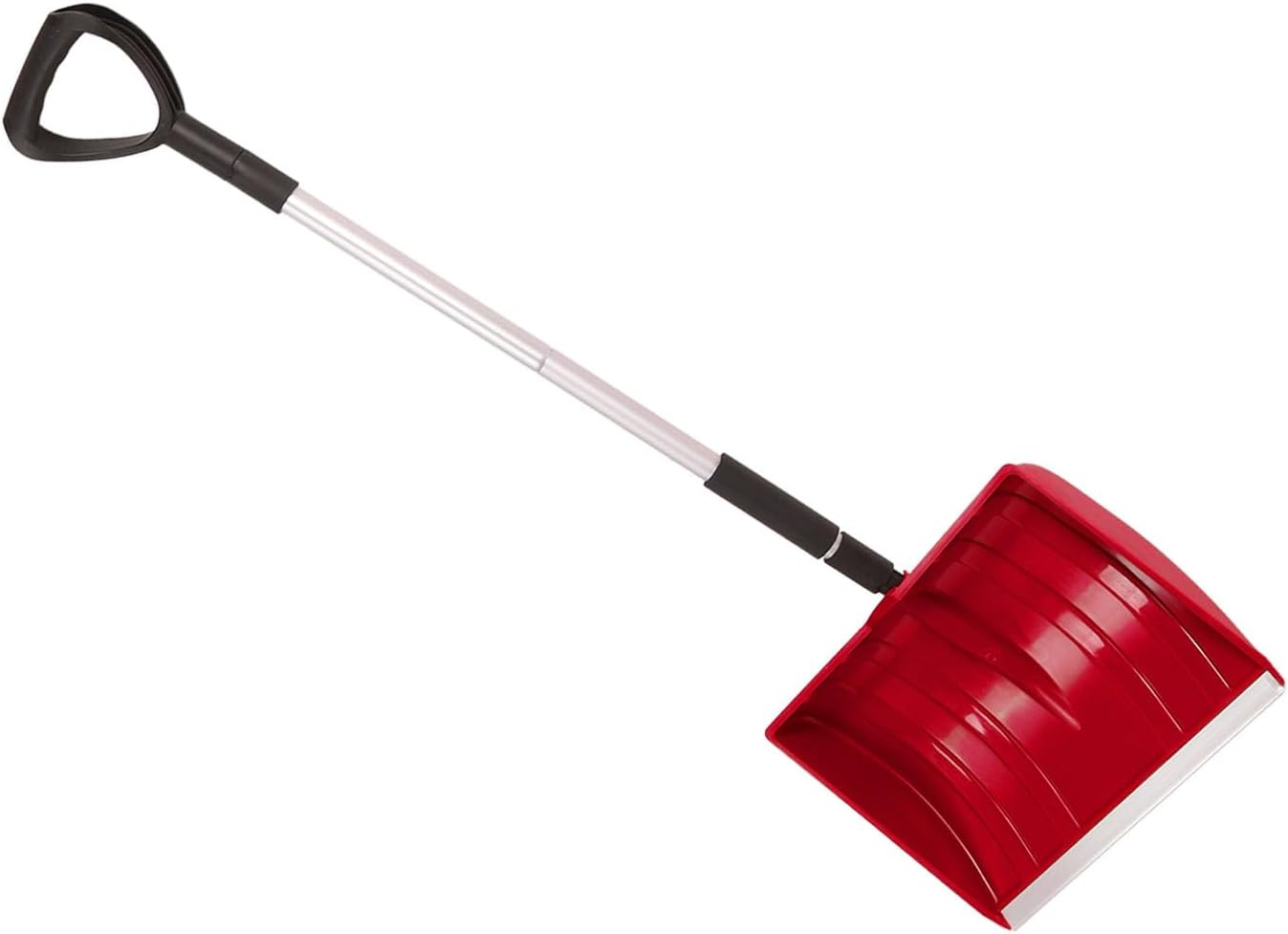 Snow Shovel, Collapsible Snow Removal Tool with Aluminum Handle, Portable Sand Mud Removal Shovel, Emergency Snow Shovel for Driveway, Car, Snowmobiles, Camping, Garden (Red) image number 4