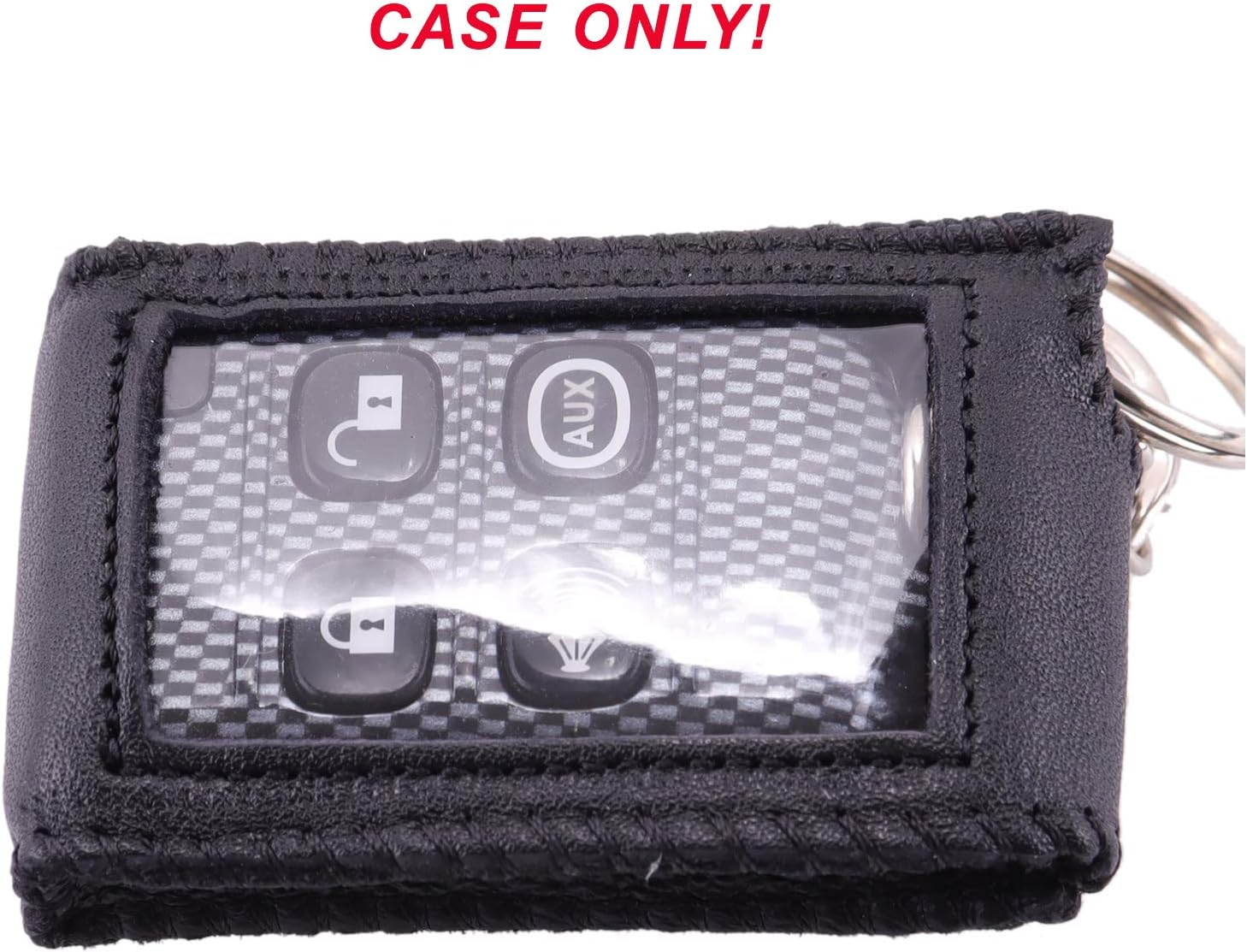 Universal Leather Case Cover with Side for Car Truck Auto Remote Smart Key Fob image number 3