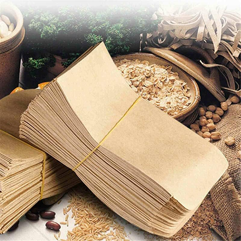 AIMALL 100Pcs Kraft Paper Seed Packets Garden Home Storage Bags Mini Envelopes 6X11Cm for Garden and Home Use