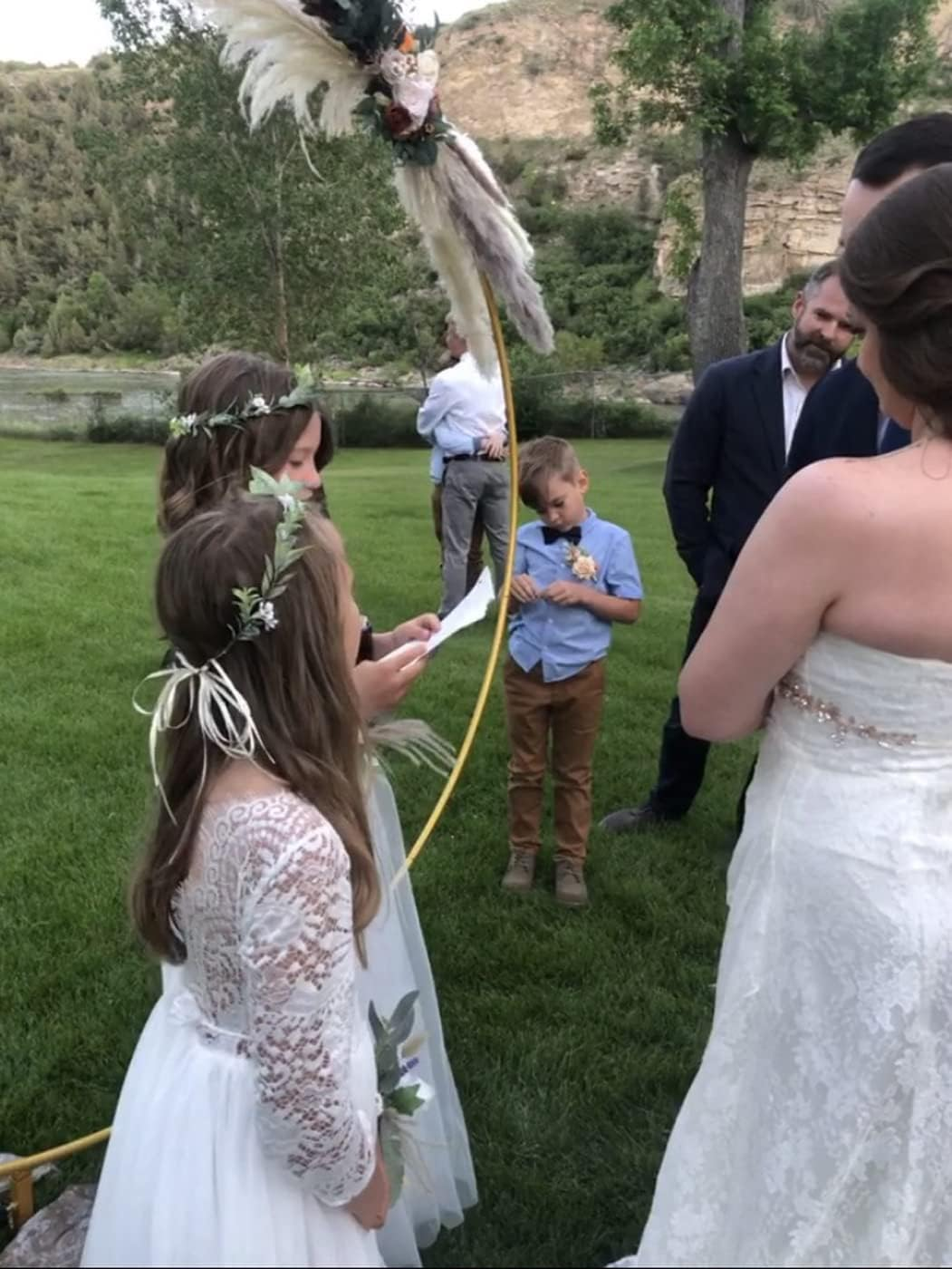 Merroyal Green Flower Crown Eucalyptus Petals Floral Crown Boho Wedding image number 3